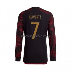Camisola Alemanha Havertz 7 Homem Equipamento Segundo Copa do Mundo 2022 Manga Comprida